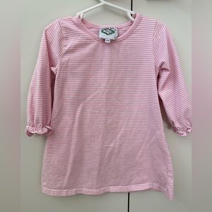 Cecil and Lou pink striped dress